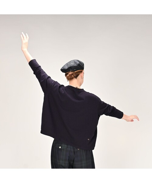 45R（フォーティファイブアール）の「ぺーぺーくん刺繍のMシャツ