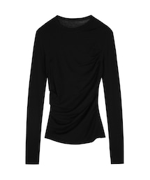 JNBY（ジェーエヌビーワイ）の「Slim-fit Draped Top（Tシャツ/カットソー）」