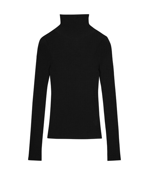 JNBY（ジェーエヌビーワイ）の「Classic Wool Layering Sweater（ニット/セーター・レディース・グレー/ブラック/ブラウン・36/38/40）」の2枚目の写真