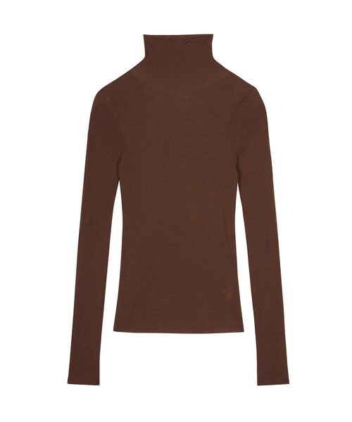 JNBY（ジェーエヌビーワイ）の「Classic Wool Layering Sweater（ニット/セーター・レディース・グレー/ブラック/ブラウン・36/38/40）」の3枚目の写真