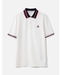 MONCLER（モンクレール）の「OPTICAL WHITE LOGO PATCH POLO SHIRT（その他・メンズ）」