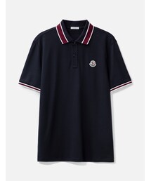 MONCLER（モンクレール）の「DARK BLUE LOGO PATCH POLO SHIRT（その他・メンズ）」