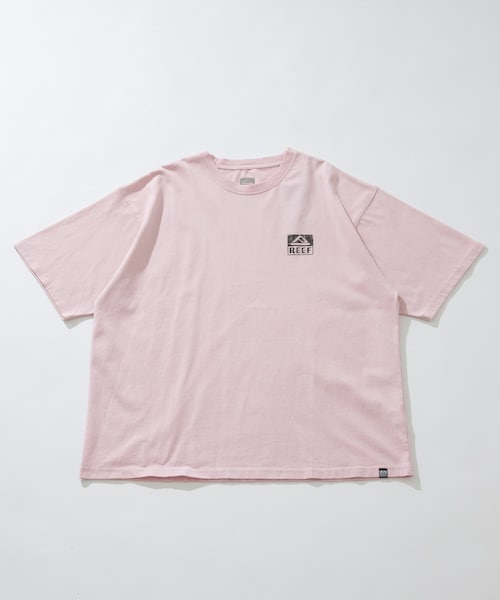 URBAN RESEARCH Sonny Label（アーバンリサーチサニーレーベル）の「REEF　BOX LOGO SHORT-SLEEVE T-SHIRTS（Tシャツ/カットソー・メンズ・WHT/BLK/PNK・M/L）」の3枚目の写真