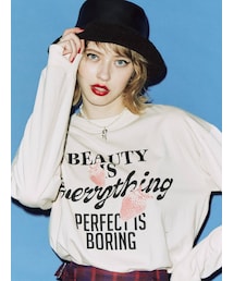 jouetie | ストロベリーロゴ ロンT(Tシャツ/カットソー)