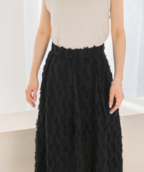 URBAN RESEARCH ROSSO（アーバンリサーチロッソ）の「ジャガードコクーンスカート（スカート・レディース・WHITE/BLACK・36/38）」の16枚目の写真