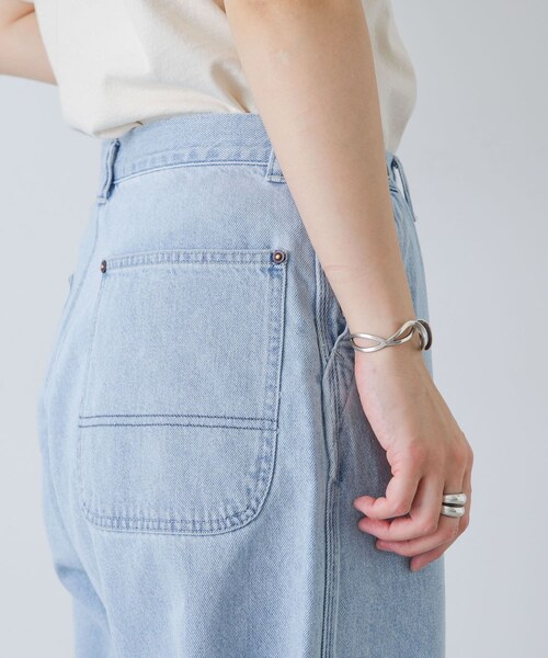 かぐれ（カグレ）の「ordinary fits　BELL PANTS（デニムパンツ・レディース・BLEACH・28/30）」の14枚目の写真