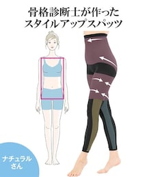 nissen（ニッセン）の「骨格診断士が作った スタイルアップスパッツ　ナチュラル（レギンス/スパッツ）」