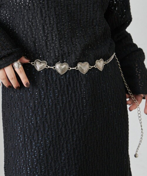 CIAOPANIC TYPY（チャオパニックティピー）の「マルチウェイコンチョチェーンベルト（ベルト・レディース・シルバー/シルバーその他1・ONE）」の2枚目の写真