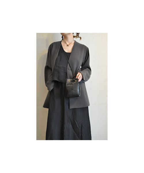 saranam（サラナン）の「メッシュバッグ（ショルダーバッグ・レディース・ホワイト/ブラック・one）」の2枚目の写真