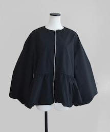 ペプラムジップブルゾンJK