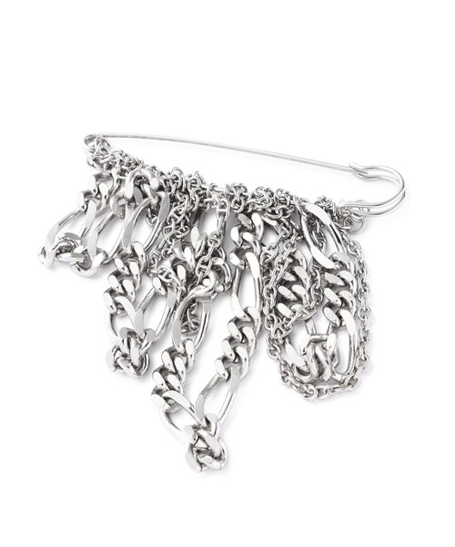 B'2nd（ビーセカンド）の「MAISON D’ PULSE( メゾンドパルス ）リズミカルチェーンブローチ（アクセサリー・シルバー・F）」の2枚目の写真