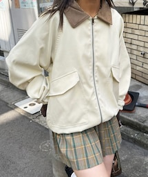 CIAOPANIC（チャオパニック）の「【2024AW】襟コーデュロイピーチスキンオーバージャケット（ジャケット/アウター）」