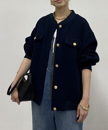 LOUNGEDRESS（ラウンジドレス）の「ツイードスタジャン（）」 - WEAR
