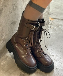 WHO'S WHO gallery | レースアップベルトブーツ(ブーツ)