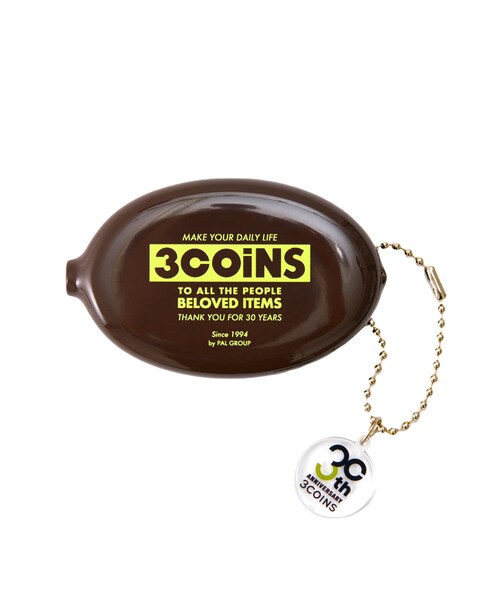 3coins(3coins)の「30周年スリコインケース(コインケース・レディース・ブラウン・FREE)」の1枚目の写真