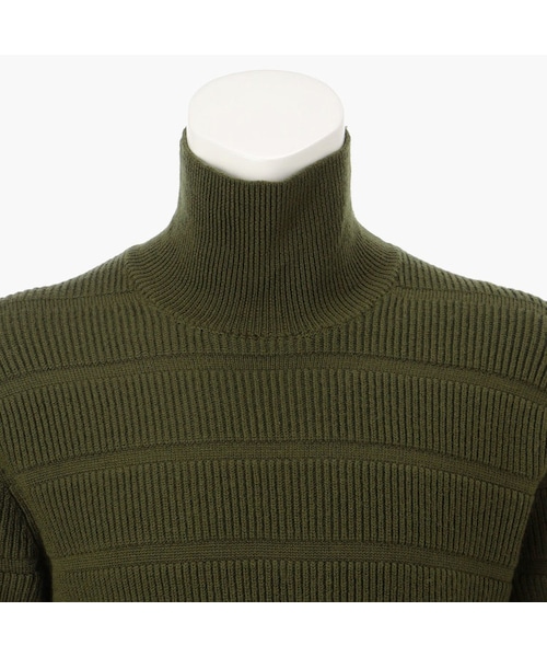 Briefing ウールTURTLE NECK ニットL オリーブ Briefing ウールTURTLE NECK ニットL オリーブ