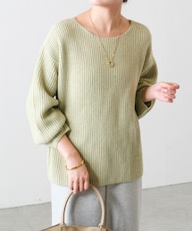 COLLAGE GALLARDAGALANTE | 【ゆったりした着心地】スパンコール畦ニット(ニット/セーター)