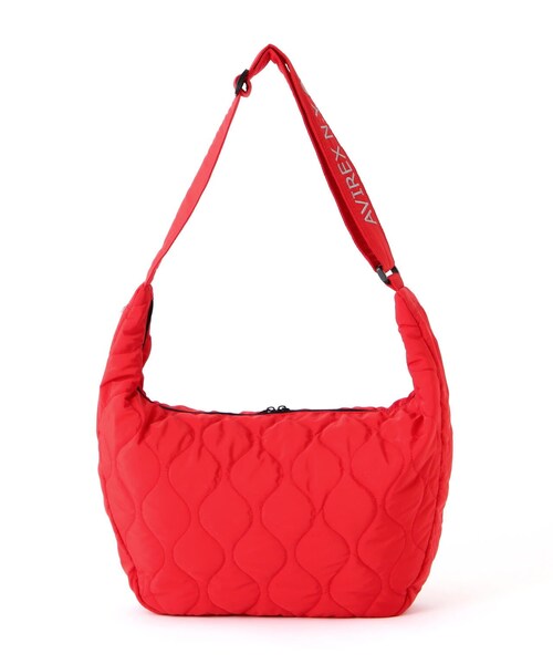 AVIREX(アヴィレックス)の「《限定》BONDING QUILTING SHOULDER BAG/キルティングショルダーバッグ(バッグ・ブラック/ブラックカモ/レッド/ネイビー/オリーブカモ・F)」の22枚目の写真