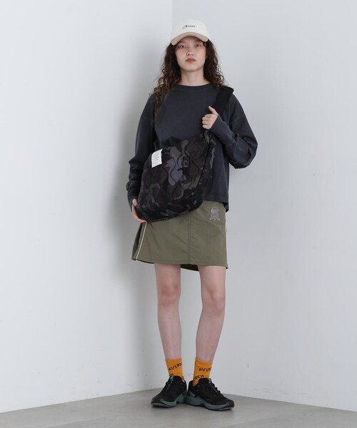 AVIREX(アヴィレックス)の「《限定》BONDING QUILTING SHOULDER BAG/キルティングショルダーバッグ(バッグ・ブラック/ブラックカモ/レッド/ネイビー/オリーブカモ・F)」の15枚目の写真