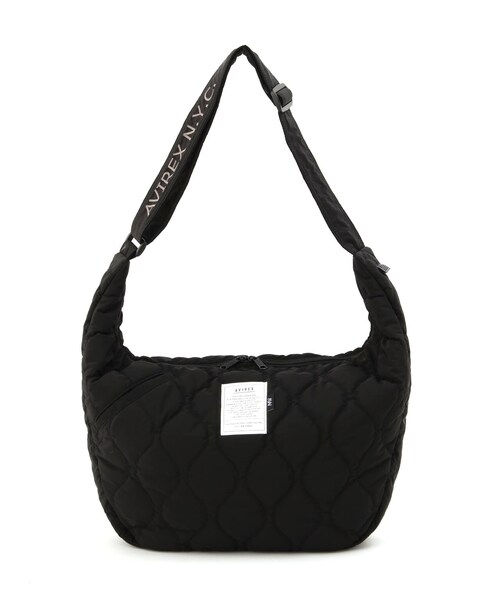 AVIREX(アヴィレックス)の「《限定》BONDING QUILTING SHOULDER BAG/キルティングショルダーバッグ(バッグ・ブラック/ブラックカモ/レッド/ネイビー/オリーブカモ・F)」の13枚目の写真
