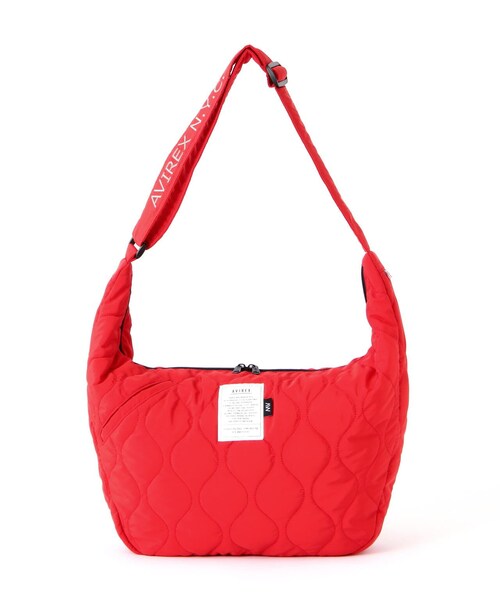 AVIREX(アヴィレックス)の「《限定》BONDING QUILTING SHOULDER BAG/キルティングショルダーバッグ(バッグ・ブラック/ブラックカモ/レッド/ネイビー/オリーブカモ・F)」の20枚目の写真