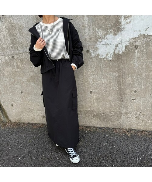 copine（コピン）の「ミリタリーセットアップ（セットアップ・レディース・ブラック・Ｍ）」の2枚目の写真