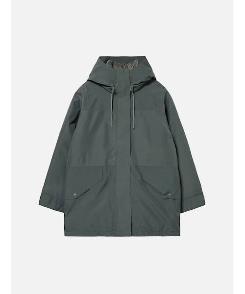 GORE-TEX ゴアテックス DUPONT SORONA中綿 防水 透湿 防風フーデッドダウンジャケット / パファージャケット