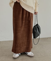 PUAL CE CIN | 【インフルエンサー企画/低身長・高身長対応】ストレッチコールスカート(スカート)
