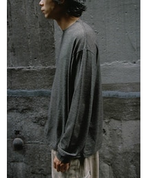 LIDNM | MILLED NZ MERINO WOOL L/S(Tシャツ/カットソー)