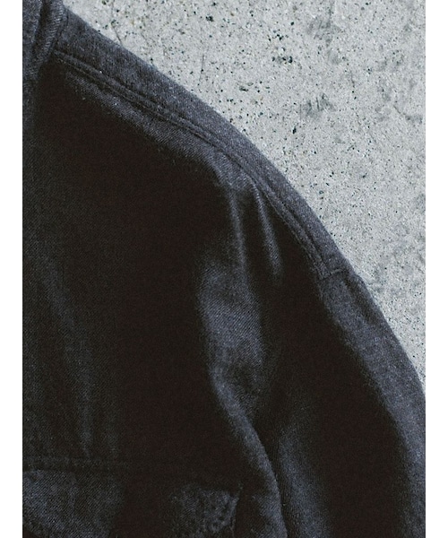 LIDNM(リドム)の「WOOL CPO SHIRT(シャツ/ブラウス・メンズ・ブラウン・S/M/L)」の20枚目の写真