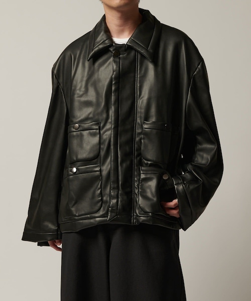 Lui'sシンセティックレザー4poket jkt ITTI exclusive Lui's（ルイス）の「シンセティックレザー 4 poket jkt ITTI exclusive