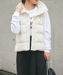 un dix cors | 《予約》《着回し力抜群》エアリーピュアダウンベスト(ダウンベスト)