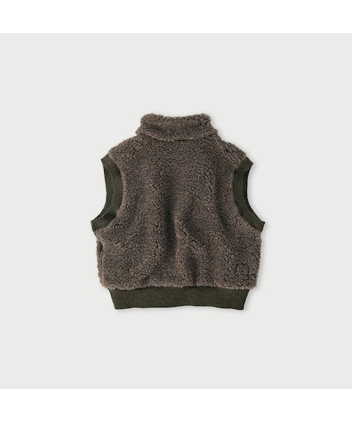 45R（フォーティファイブアール）の「ボア×ニットのベスト（）」 - WEAR