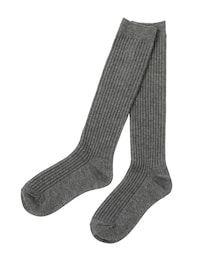 3coins | サイドロゴリブハイソックス(ソックス/靴下)