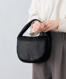 3coins | レザー調パファーハンドバッグ(ハンドバッグ)