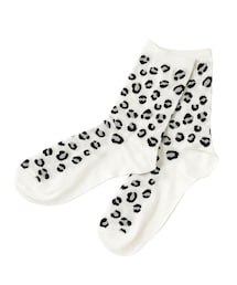 3coins | アニマル柄ブライトソックス(ソックス/靴下)