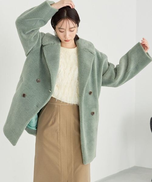 Andemiu（アンデミュウ）の「ボアハーフコート（）」 - WEAR