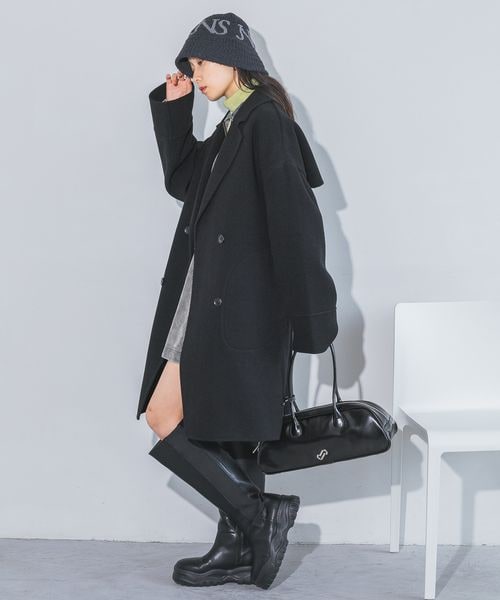 JEANASIS（ジーナシス）の「Wチェスターウールリバーミドルコート