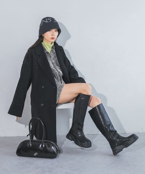 JEANASIS（ジーナシス）の「Wチェスターウールリバーミドルコート