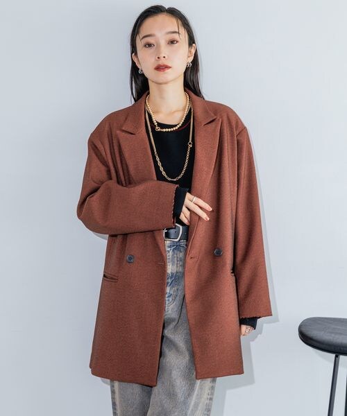 【新品未使用】JEANASIS BOXY テーラードジャケット JEANASIS(ジーナシス)の「BOXYテーラードジャケット()」 - WEAR