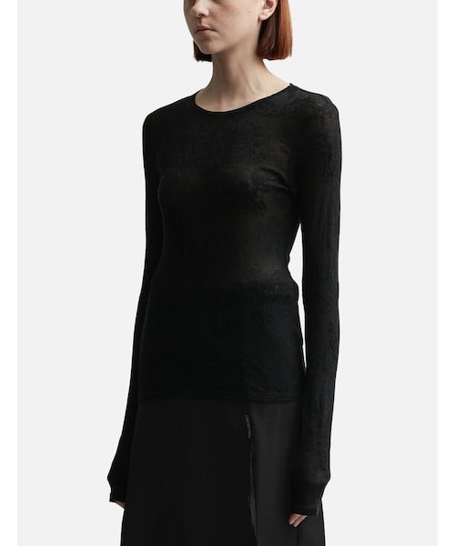 OUR LEGACY ブラック 長袖 SUPER SLIM LONGSLEEVE OUR LEGACY