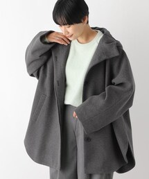 LEPSIM（レプシィム）の「ウーリーテックフードポンチョコート