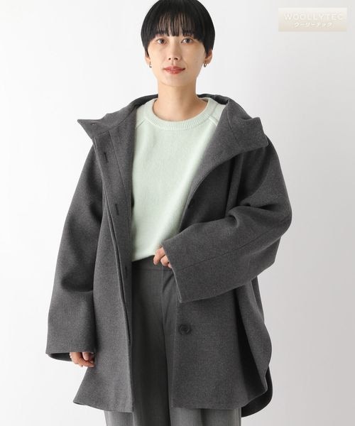 LEPSIM（レプシィム）の「ウーリーテックフードポンチョコート
