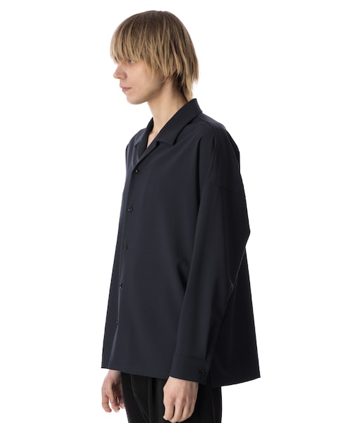 ATTACHMENT（アタッチメント）の「PE/RY STRETCH TROPICAL OVERSIZED OPENCOLLAR L/S