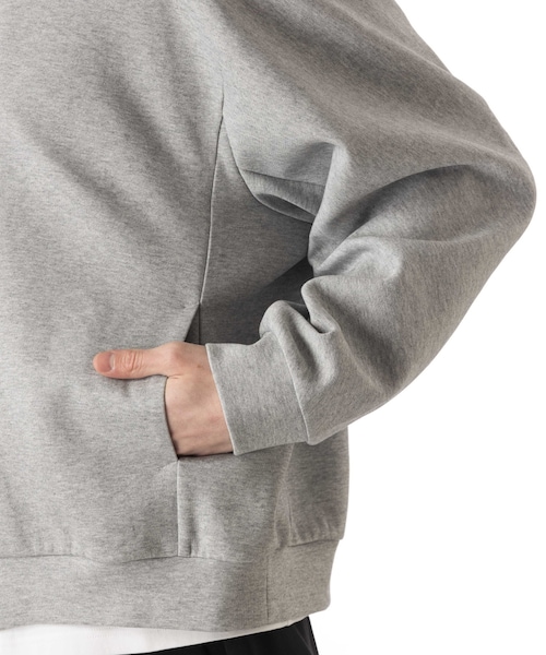 ATTACHMENT（アタッチメント）の「CO/PE DOUBLE KNIT ZIP UP HOODIE（その他・メンズ・グレイ系/06/BLACK/01・01/02/03）」の5枚目の写真