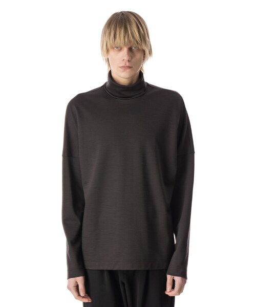 ATTACHMENT（アタッチメント）の「WO/NY SMOOTH OVERSIZED HIGHNECK L/S TEE（その他・メンズ・BLACK/01/GRAY/07/D.BROWN/23・01/02/03）」の3枚目の写真