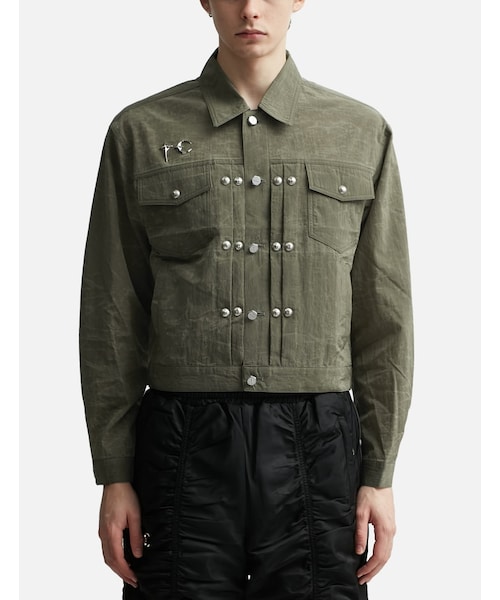 Thug Club（サグクラブ）の「TC Logo Cropped Military Jacket