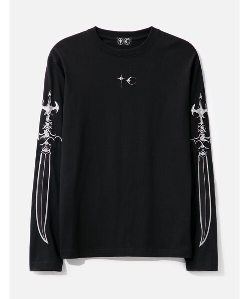 【THUG CLUB】Cross T Long Sleeve★送料・関税込 THUG CLUB】Tribal Tree Sleeve◇ (Thug Club/Tシャツ