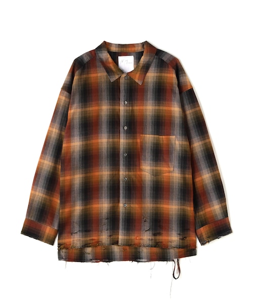 GARDEN（ガーデン）の「ANCELLM/アンセルム/R/C CHECK CRASH LS SHIRT