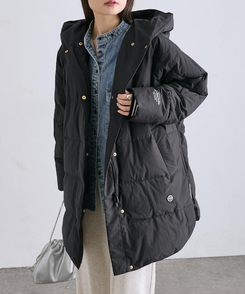 新品　ピュアルセシン　ダウンジャケット　黒 ピュアルセシン 黒 中綿ダウンジャケット